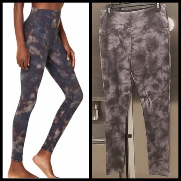 💕RACHEL ZOE💕 High Waisted Ponte Leggings Tie Dye Large L NWOT - Picture 1 of 10